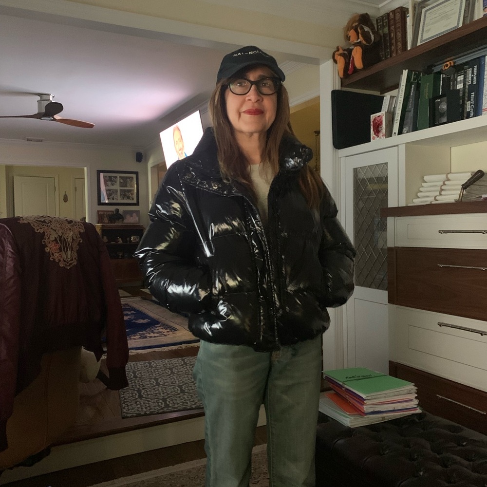 NOIZE Shiny Black Puffer Jacket - Picture 9 of 14